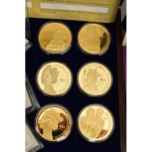 187 - A LARGE PLASTIC BOX CONTAINING COINS AND COMMEMORATIVES, to include Bradford exchange/Windsor mint i... 