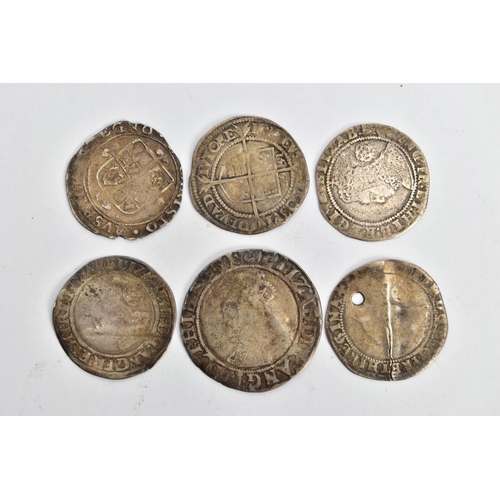 198 - A QUANTITY OF HAMMERED COINS, to include Charles 1st sixpence 1643-1564mm (p) heavily clipped otherw... 