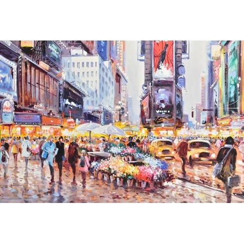 411 - HENDERSON CISZ (BRAZIL 1960) 'HEART OF MANHATTAN', a signed limited edition print of an American str... 