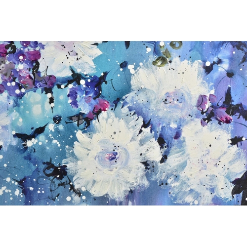 413 - DANIELLE O'CONNOR AKIYAMA (CANADA 1957) 'PURE HEART', a signed limited edition print depicting flowe... 