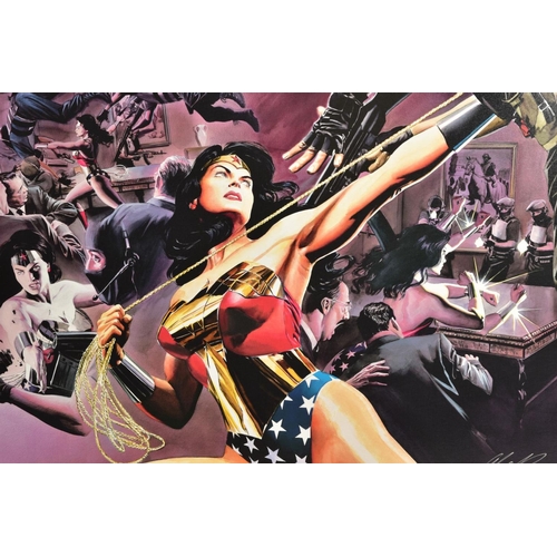 417 - ALEX ROSS FOR DC COMICS (AMERICAN CONTEMPORARY) 'WONDER WOMAN:DEFENDER OF TRUTH) a signed limited ed... 