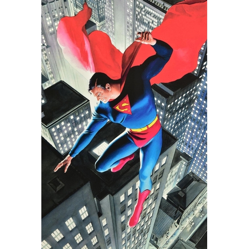 427 - ALEX ROSS FOR DC COMICS (AMERICAN CONTEMPORARY) 'SUPERMAN TWENTIETH CENTURY' signed limited edition ... 