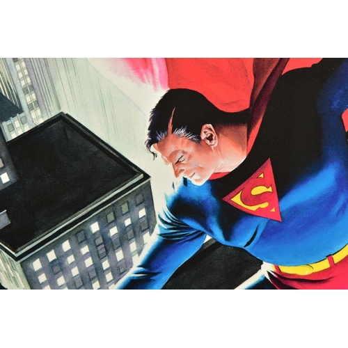 427 - ALEX ROSS FOR DC COMICS (AMERICAN CONTEMPORARY) 'SUPERMAN TWENTIETH CENTURY' signed limited edition ... 