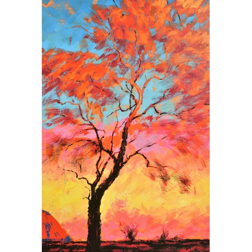 431 - ROLF HARRIS (AUSTRALIAN 1930) 'ULURU SUNSET, SURPRISE SHOWER' an artist proof print on canvas of an ... 