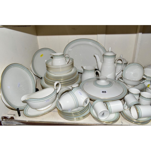 469 - AN EIGHTY SEVEN PIECE ROYAL DOULTON BERKSHIRE DINNER SERVICE TC1021, comprising a coffee pot, a teap... 