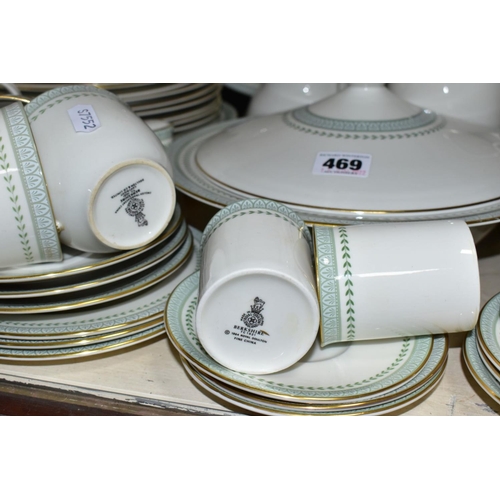 469 - AN EIGHTY SEVEN PIECE ROYAL DOULTON BERKSHIRE DINNER SERVICE TC1021, comprising a coffee pot, a teap... 