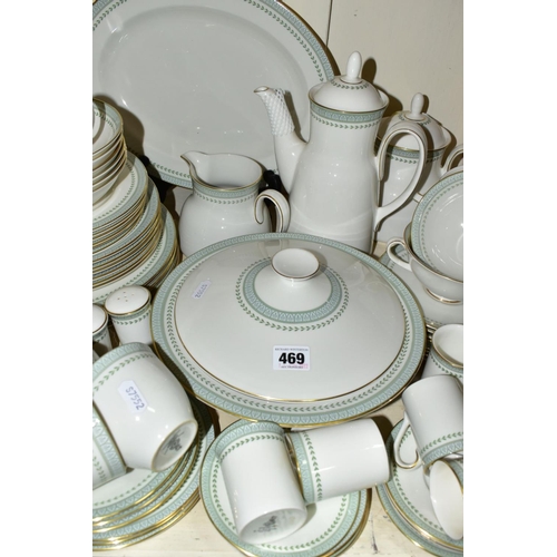 469 - AN EIGHTY SEVEN PIECE ROYAL DOULTON BERKSHIRE DINNER SERVICE TC1021, comprising a coffee pot, a teap... 