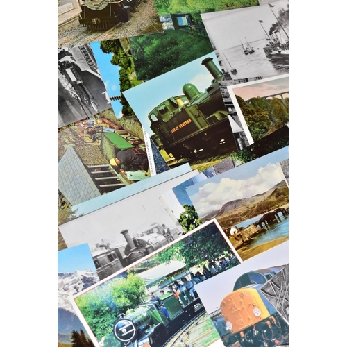 494 - POSTCARDS, a collection of 700+ transport related postcards (mostly railway) dating from the early 2... 