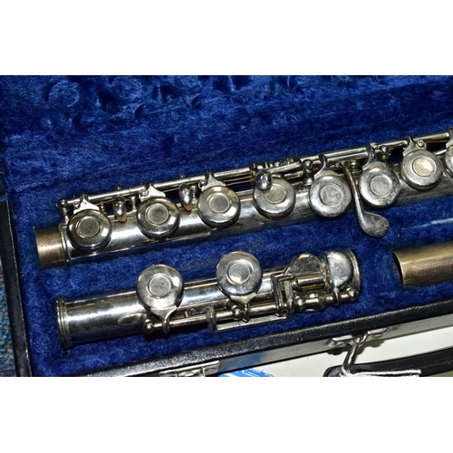 497 - FLUTE, a Sapphire by Rosetti of London flute in a presentation case together with 'A Tune a Day for ... 