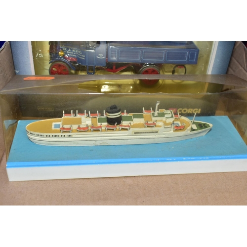 501 - A BOX AND LOOSE MODEL BOAT AND DIECAST VEHICLES, to include a boxed Lesney Matchbox Austin A55 Cambr... 