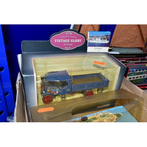 501 - A BOX AND LOOSE MODEL BOAT AND DIECAST VEHICLES, to include a boxed Lesney Matchbox Austin A55 Cambr... 