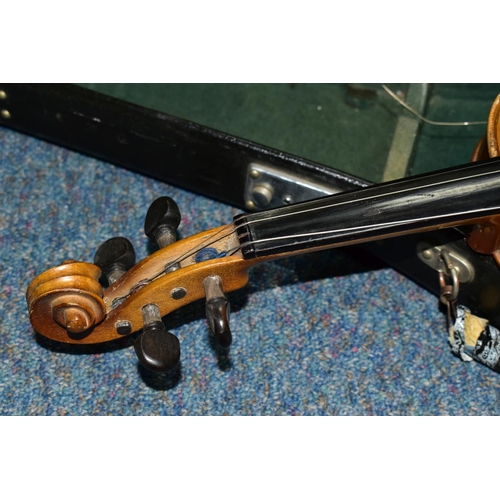 505 - TWO CASED VIOLINS, both are Chinese Skylark brand, 7/8 size violins in need of restringing, model nu... 