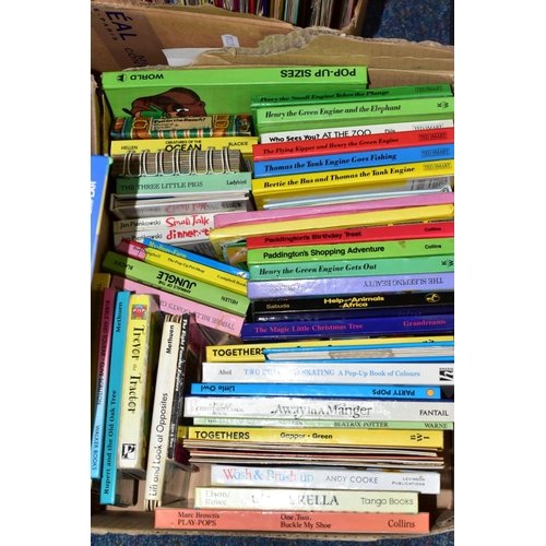 539 - SIX BOXES OF CHILDREN'S POP-UP BOOKS, to include 'The Wide-Mouthed Frog', The Best Pop-up Magic Book... 