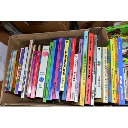 539 - SIX BOXES OF CHILDREN'S POP-UP BOOKS, to include 'The Wide-Mouthed Frog', The Best Pop-up Magic Book... 