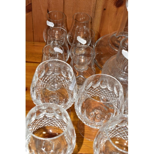 545 - A GROUP OF WATERFORD CRYSTAL AND OTHER GLASSWARES, to include Waterford Crystal Colleen pattern glas... 