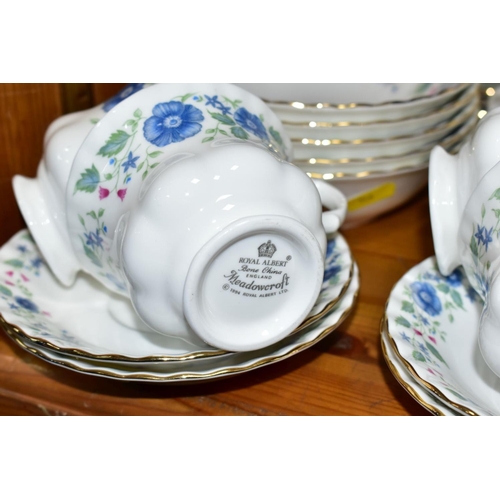 546 - A TWENTY EIGHT PIECE ROYAL ALBERT MEADOWCROFT PART DINNER SERVICE, comprising six teacups, six sauce... 