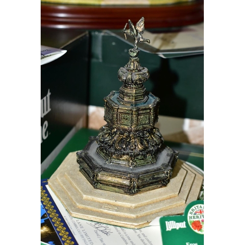 619 - THREE BOXED LILLIPUT LANE SCULPTURES, comprising two limited edition from Celebrating The Millennium... 