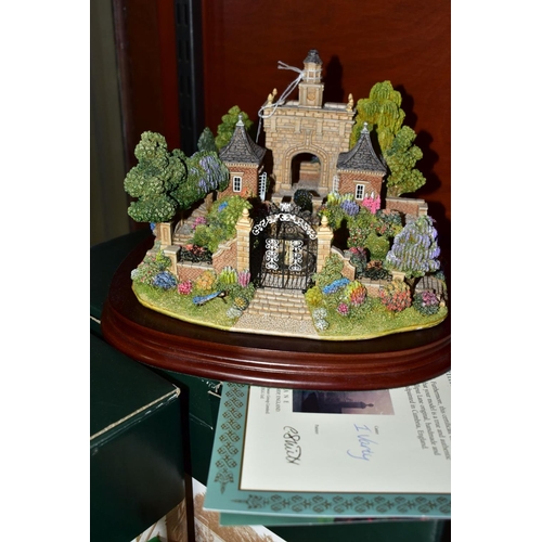 619 - THREE BOXED LILLIPUT LANE SCULPTURES, comprising two limited edition from Celebrating The Millennium... 