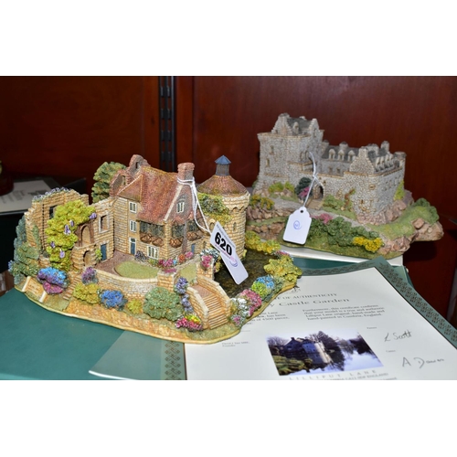 620 - TWO BOXED LIMITED EDITION LILLIPUT LANE SCULPTURES, comprising Scotney Castle Garden no 3719/4500 wi... 