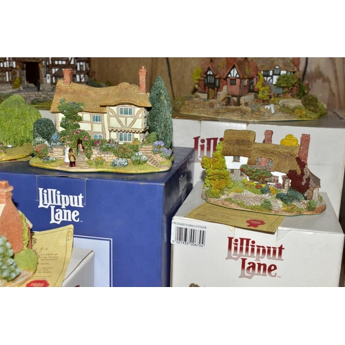 650 - TWENTY THREE LILLIPUT LANE SCULPTURES FROM SOUTH EAST AND SOUTH WEST COLLECTIONS, some boxed and wit... 