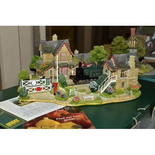 656 - THIRTY FOUR LILLIPUT LANE SCULPTURES FROM BRITISH, MIDLANDS, NORTH SCOTTISH AND IRISH COLLECTIONS, m... 