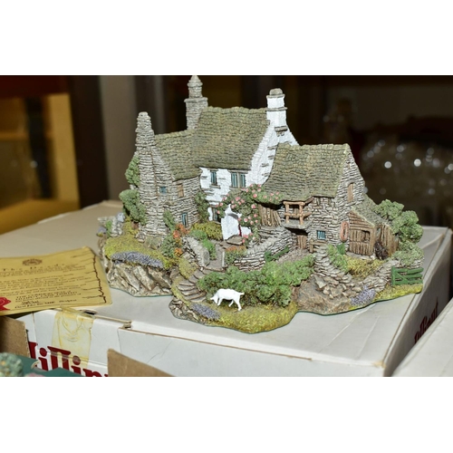 656 - THIRTY FOUR LILLIPUT LANE SCULPTURES FROM BRITISH, MIDLANDS, NORTH SCOTTISH AND IRISH COLLECTIONS, m... 