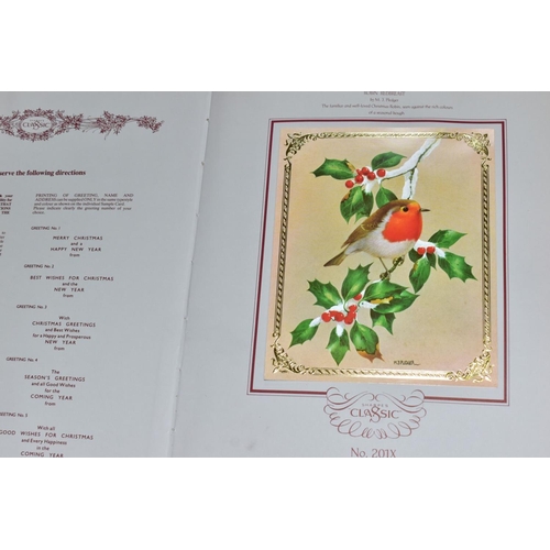 663 - NINE CHRISTMAS CARD SAMPLE BOOKS BY SHARPES, comprising one 1983, four 1986 and four 1987, to includ... 