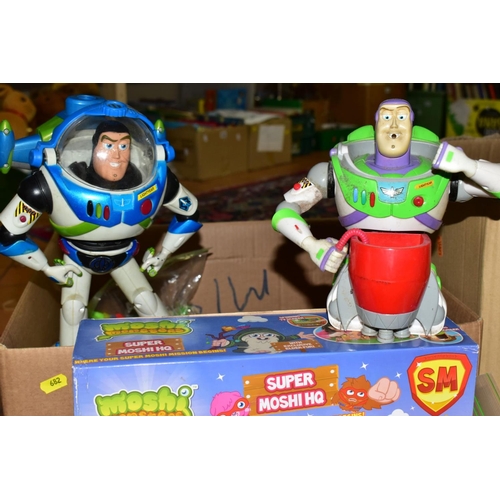 682 - FOUR BOXES OF TOYS, to include a quantity of Gormiti and Skylander figures, Teenage Mutant Hero/Ninj... 