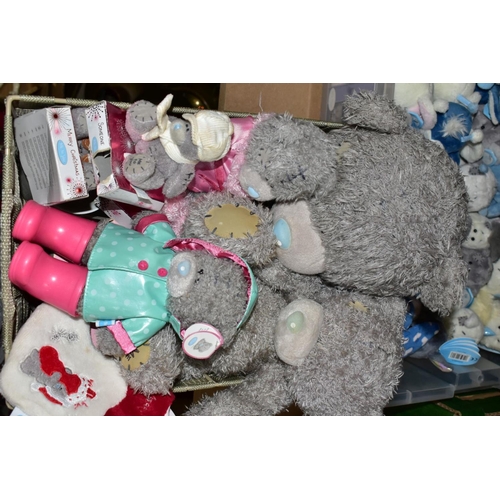 694 - THREE BOXES OF ME TO YOU, BLUE NOSE AND PUDSEY BEAR ITEMS, to include forty three My Blue Nose Frien... 