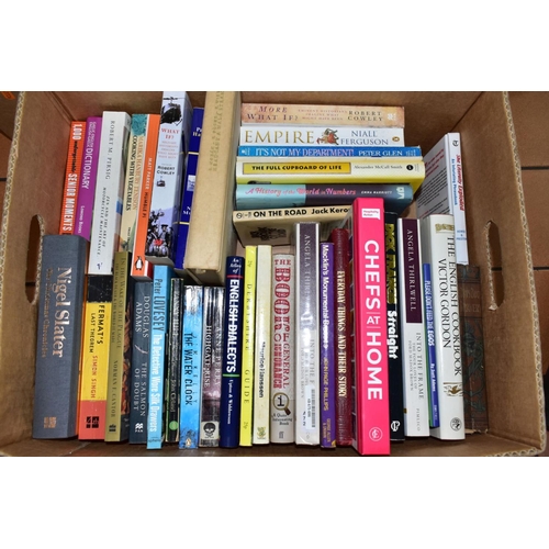 705 - FOUR BOXES AND LOOSE BOOKS, PICTURES AND SUNDRY ITEMS, to include approximately one hundred and twen... 