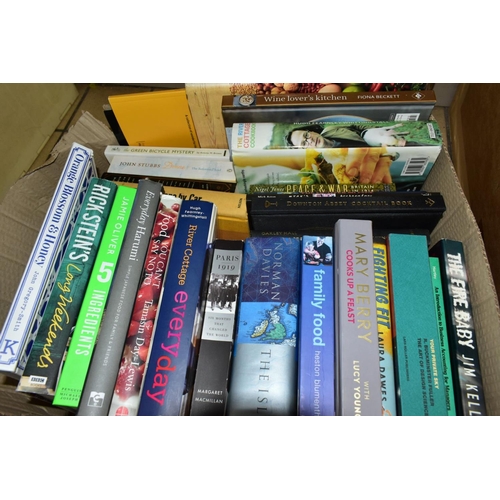 705 - FOUR BOXES AND LOOSE BOOKS, PICTURES AND SUNDRY ITEMS, to include approximately one hundred and twen... 