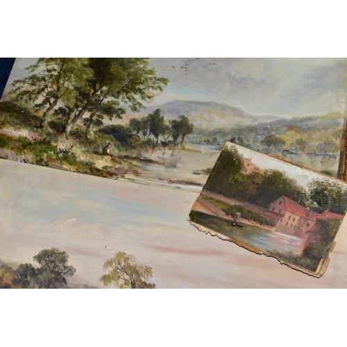 728 - PAINTINGS AND PRINTS ETC, to include a James Ingham Riley watercolour of the Lake District?, approxi... 