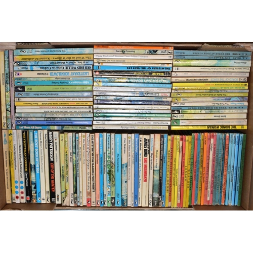 732 - FOUR BOXES OF BOOKS, approximately two hundred titles to include twenty three Rupert the Bear annual... 