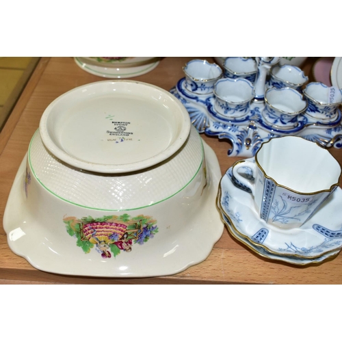 757 - A GROUP OF CERAMIC TEA SETS AND OTHER WARES, to include a twenty two piece Royal Doulton pink Art De... 