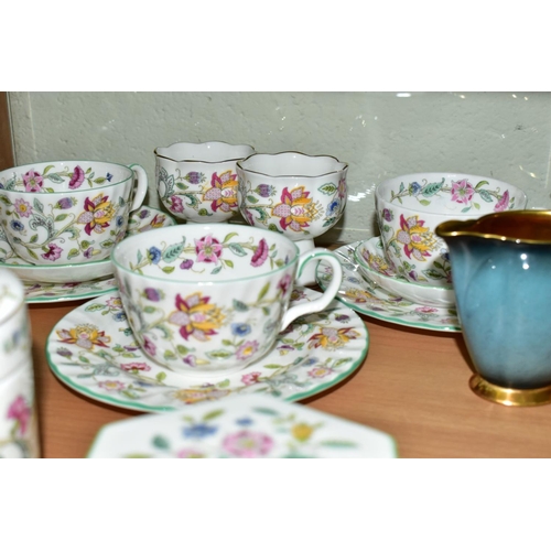 757 - A GROUP OF CERAMIC TEA SETS AND OTHER WARES, to include a twenty two piece Royal Doulton pink Art De... 