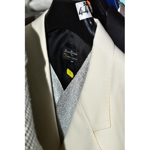 788 - MENS AND LADIES CLOTHING, to include a St Michael brown jacket size 40L, Moss Bros shawl collar tuxe... 