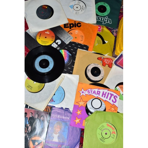 794 - A BAG CONTAINING OVER TWO HUNDRED AND FIFTY SINGLES including sixteen on the Tamla Motown label arti... 