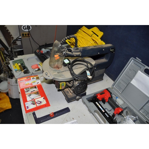 1305 - A POWER CRAFT PFX-400R SCROLL SAW, a Wolf WCS 160s Circular Saw, a Performance tile cutter (all PAT ... 