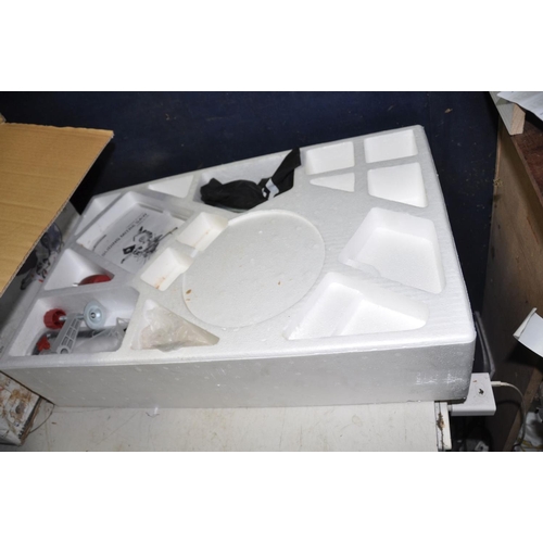 1307 - A PERFORMANCE POWER PMSL210L SLIDING MITRE SAW in box (PAT pass and working, looks unused)