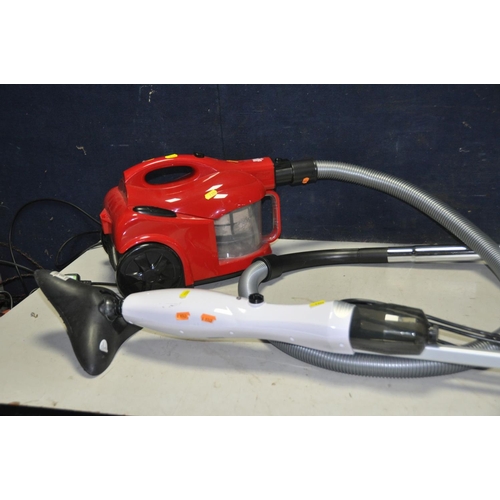 1326 - A POWER DEVIL VACUUM CLEANER and a Home Floor steam cleaner (both PAT pass and working) (2)