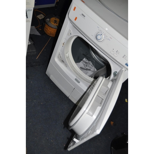 1357 - A ZANUSSI ZDC47100W CONDENSOR DRYER width 60cm, depth 62cm and height 85cm (PAT pass and working)