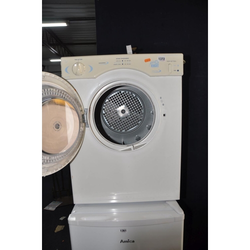 1372 - A WHITE KNIGHT 3kg tumble dryer model No CL382WV (PAT pass and working)