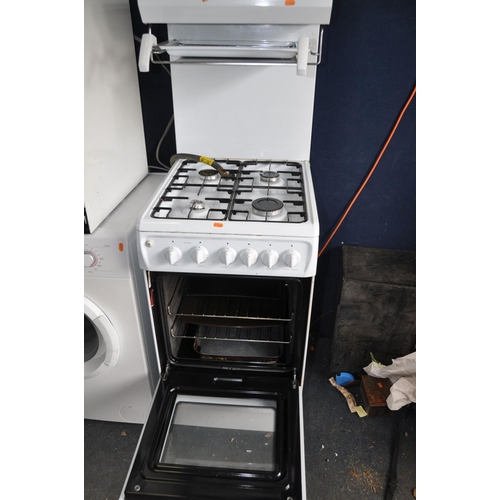 1376 - A HOTPOINT HL500G GAS COOKER with eye level grill  (UNTESTED)