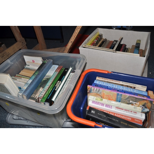 1189 - FIVE BOXES OF BOOKS, ROAD ATLASES, ORDNANCE SURVEY MAPS AND TOPOGRAPHICAL EPHEMERA ETC, books' subje... 