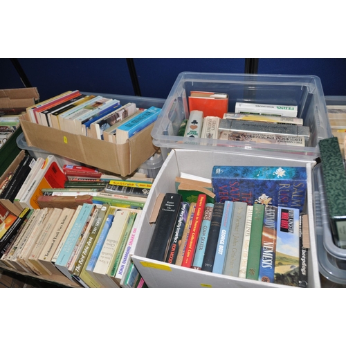 1190 - NINE BOXES OF BOOKS AND SUNDRY ITEMS, a  quantity with titles to include Led Zeppelin by W Ruhlmann,... 