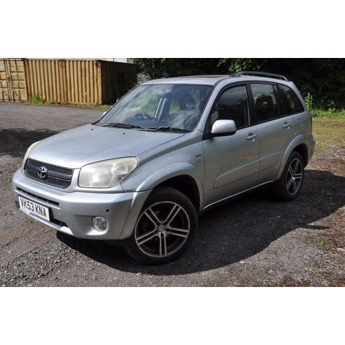 1242 - A TOYOTA RAV 4 XT3 CAR, in metallic silver, registration number VK53 KNA, unwarranted milage of 5610... 