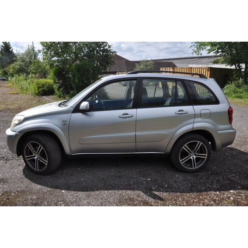 1242 - A TOYOTA RAV 4 XT3 CAR, in metallic silver, registration number VK53 KNA, unwarranted milage of 5610... 