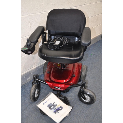 1266 - A DRIVE COBALT POWERCHAIR with charger and instruction manual (in good used condition) (charger PAT ... 