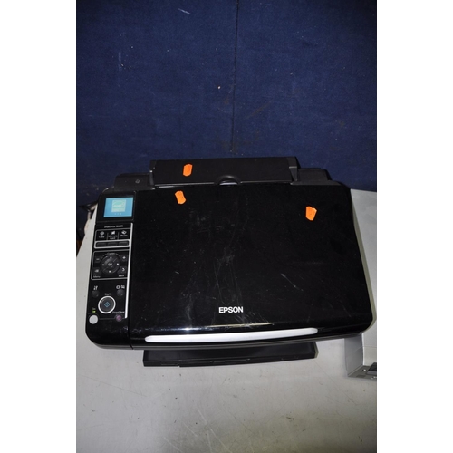 1272 - A FUJITSU SIEMENS V3515 AMILO PRO laptop, a Epson SX405 stylus printer and a Dual DVRW5002 vcr/dvd r... 