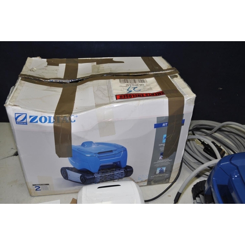 1293 - A ZODIAC TORNAX EP31 ROBOTIC POOL CLEANER, with control unit and piping (PAT pass but untested)